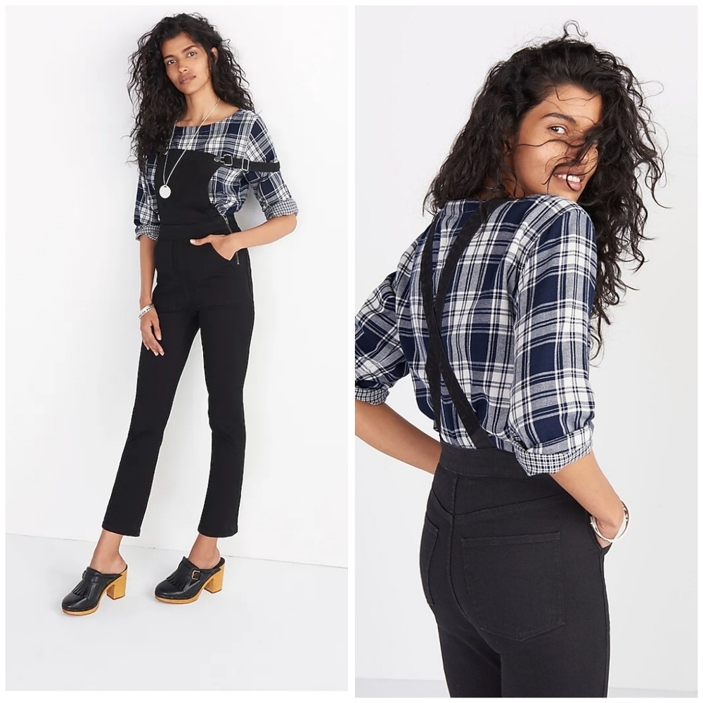 Madewell Demi-Boot Black Frost overalls size S